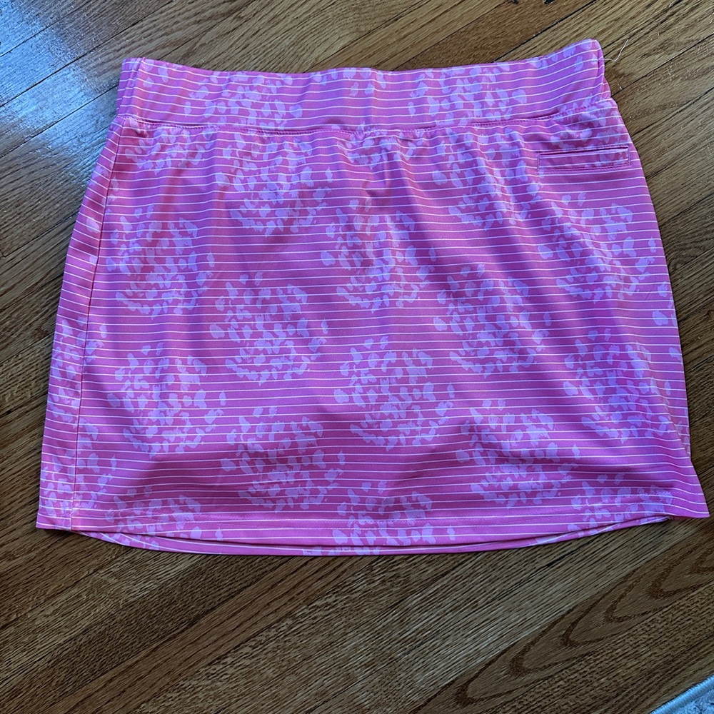 Pebble Beach Pink Athletic Skirt W/Built in Shorts
